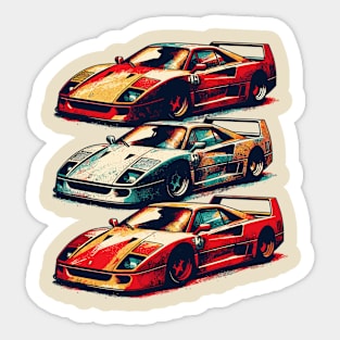 Ferrari F40 Sticker